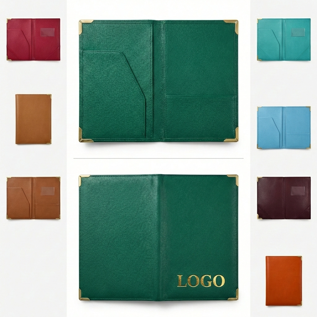 Elegant Check Keeper with Gilded Corner Protection