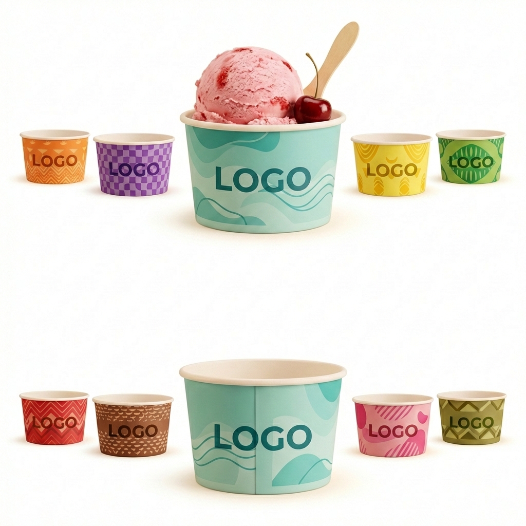 Quick-Clean Catering Cup for Frozen Treats