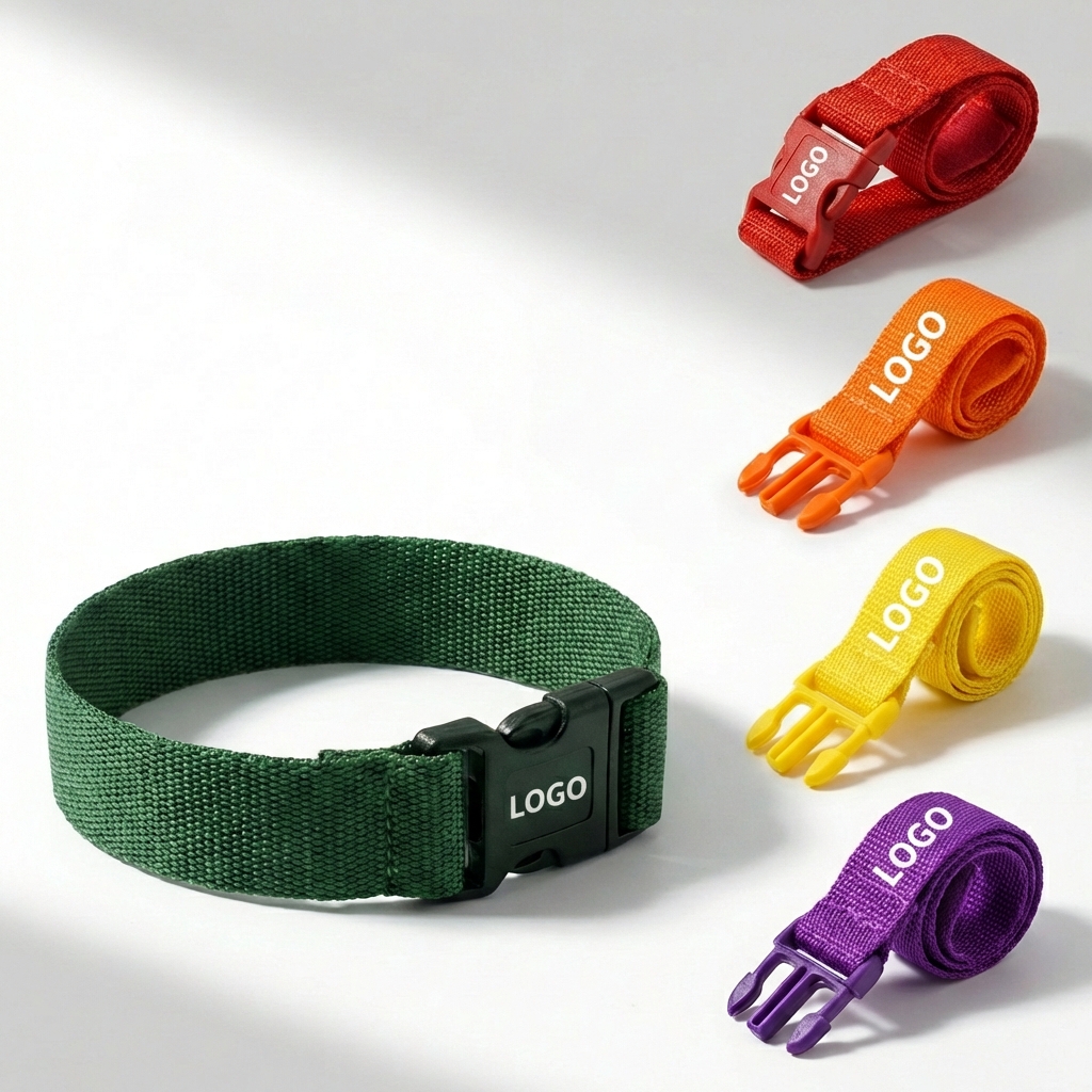 SecureBand: Adjustable Fabric Wristband with Custom Logo