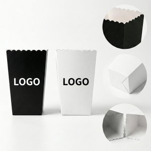Open Top Popcorn Boxes Cardboard Favor Containers