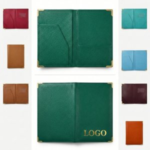 Elegant Check Keeper with Gilded Corner Protection