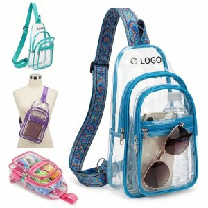 Visibility Sling Pack: Multi-Compartment Transparent Backpack