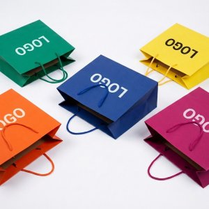 Customizable Heavy-Duty Cardstock Tote Bag