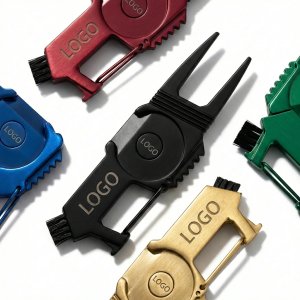 Pro-Grade Metal Golf Multi-Tool with Custom Branding